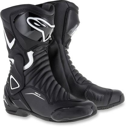 Women Moto Boots Alpinestars Stella SMX-6 V2, Black/White
