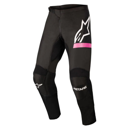 Women Moto Pants Alpinestars MX Stella Fluid Chaser, Black/Pink