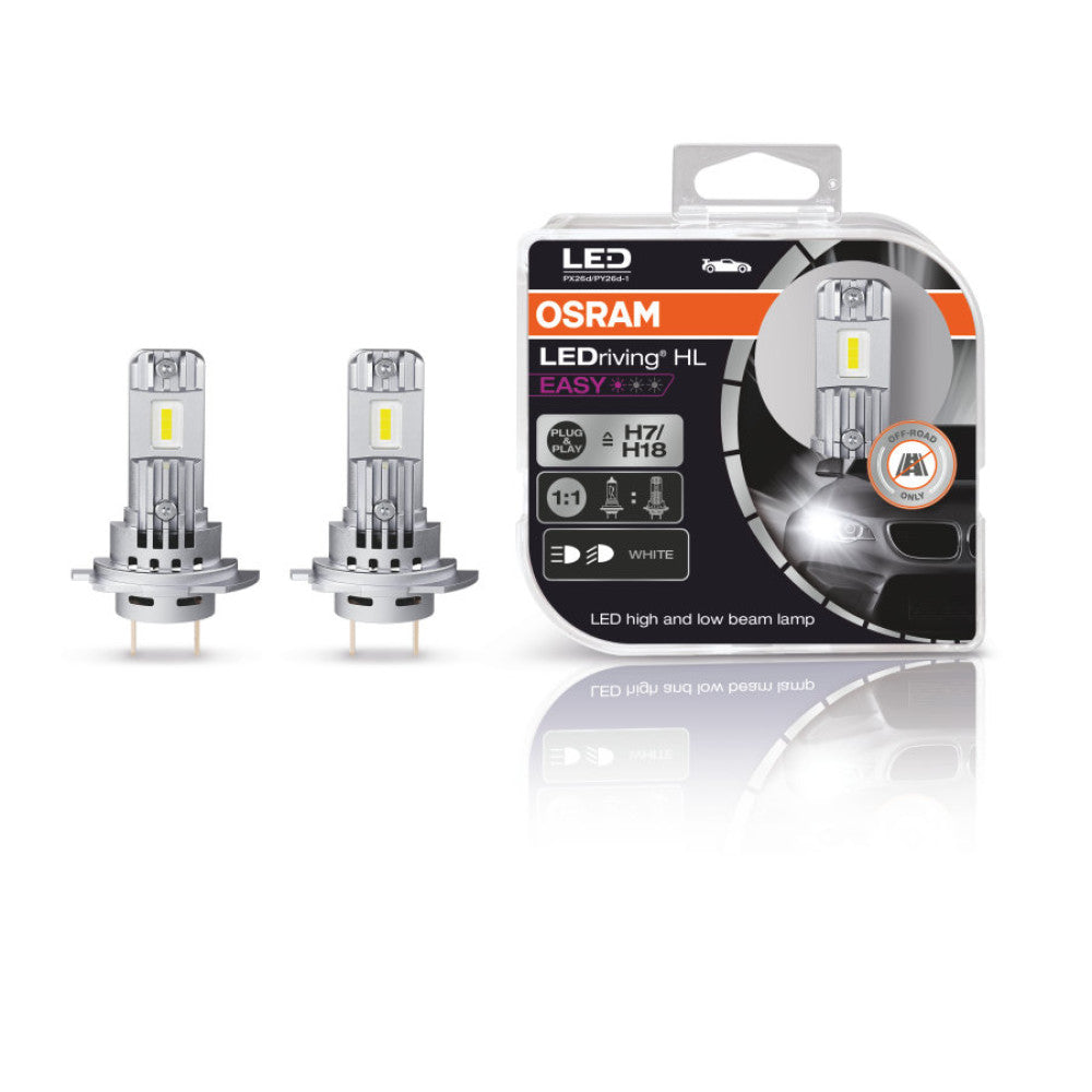 Bulbs LED Set Osram LEDriving HL H7/H18, 2 pcs - 64210DWESY-HCB - Pro  Detailing