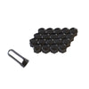 Wheel Nut Covers Set of Mega Drive Black, 21mm, 20 pieces