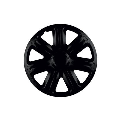 Wheel Covers Set Mega Drive Comfort, Black, 4 pcs