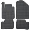 Rubber Mats Set Petex for Hyundai I10, 2013 - 2024, 4 pcs