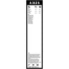 Windshield Wipers Bosch A312S, 60/45cm, Dacia Duster, Nissan Terrano, Renault Duster