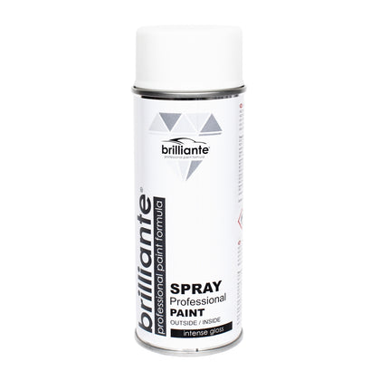 Professional Paint Spray Brilliante, Matt Classic White, 400ml