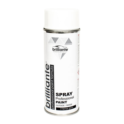 Professional Paint Spray Brilliante, Pure Gloss White, 400ml