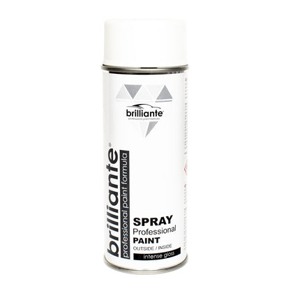 Professional Paint Spray Brilliante, Pure Matt White, 400ml