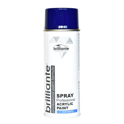 Acrylic Paint Spray Brilliante, Dark Blue, 400ml