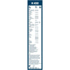 Rear Wiper Bosch H450, 45cm, BMW Seria 3, Mercedes-Benz Seria V, Vito, Honda Civic, Ford Transit, Citroen C15, Xsara, Xantia, Nissan Micra