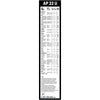 Windshield Wiper Bosch AP22U, 55cm, Opel, Audi, BMW, Mercedes-Benz, Dacia, Fiat, Jeep, Saab
