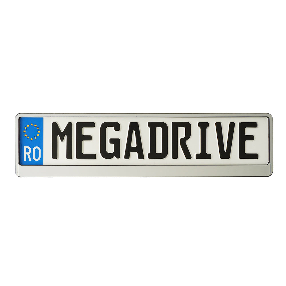 Support de plaque d'immatriculation chromé Mega Drive - R17HPB - Pro  Detailing