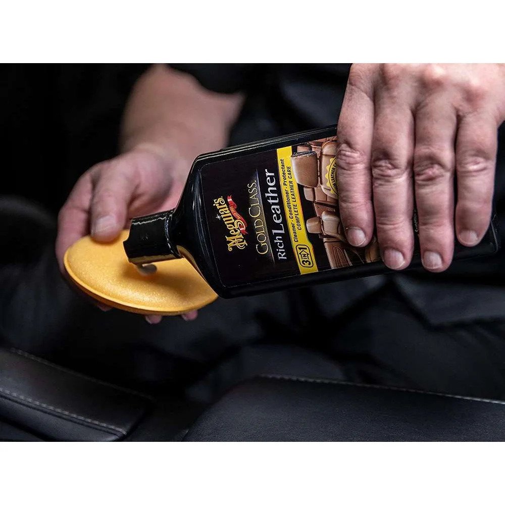 3 in 1 Leather Care Meguiar's Gold Class Rich Leather, 414ml - G7214 - Pro  Detailing