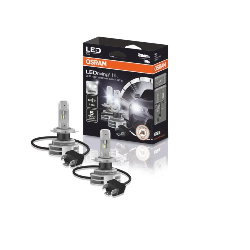 Lampadine LED Osram LEDriving HL, H4, 2 pz - 9726CW - Pro Detailing