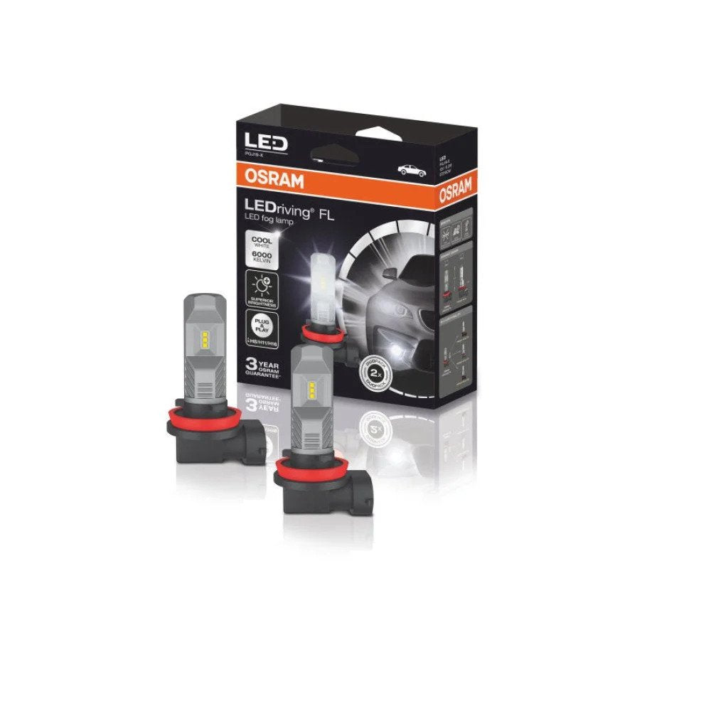 LED Bulbs Osram LEDriving FL, H8/H11/H16, 2 pcs - 67219CW - Pro
