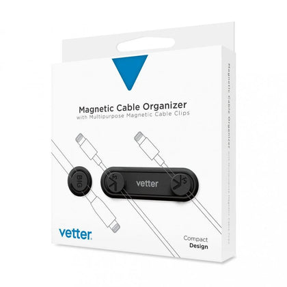 Vetter Magnetic Cable Organizer with Multipurpose Magnetic Cable Clips