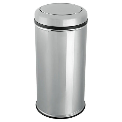 Stainless Steel Trash Can with Hinged Lid Esenia, 45L