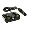 Double Socket 12/24V with USB Lampa Power-Center