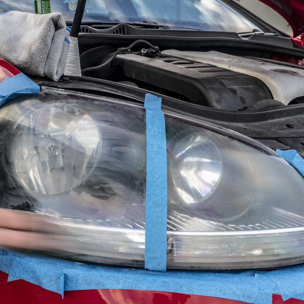 Lamp Lens Scratches Paste Repair Removal Set Restorer Headlight Polishing  Kit Car Plastic Light Restoration Cleaning