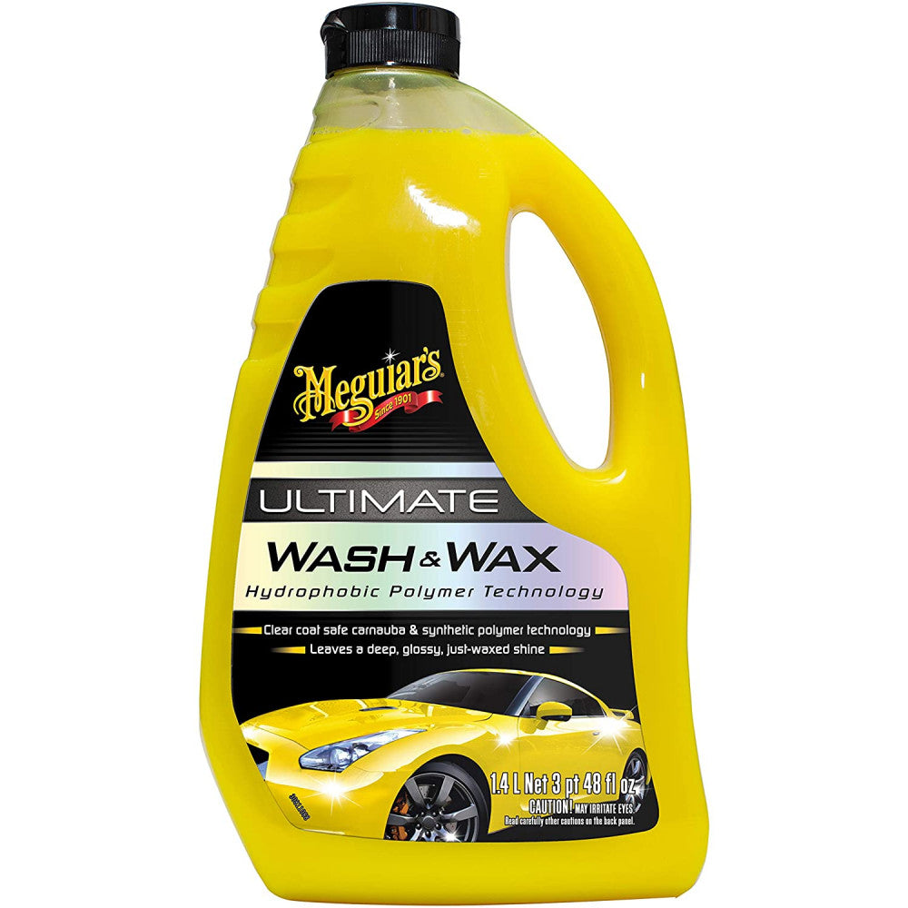 Meguiars Ultimate Wash & Wax, car shampoo with wax, car wash and wax,  Meguiars shampoo, auto wash, meguires