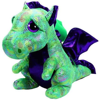 Plush Toy TY Beanie Boos Cinder Green Dragon, 42cm