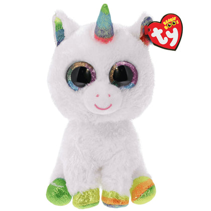 Plush Toy TY Beanie Boos Pixy White Unicorn, 24cm