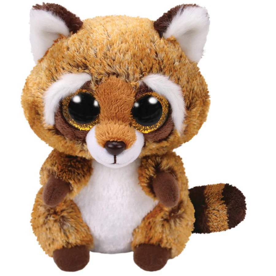 Plush Toy TY Beanie Boos Rusty Raccoon, 15cm - TY 36941 - Pro Detailing