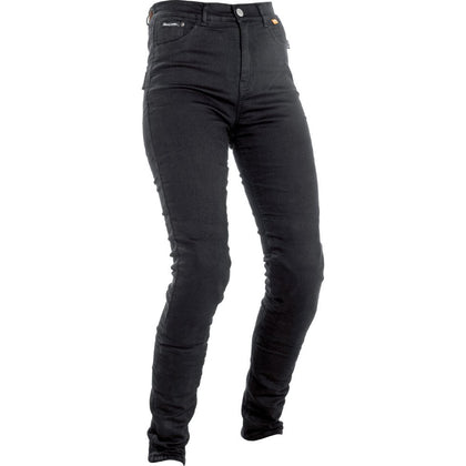 Jeans femininos para motocicleta Richa Epic Jeans, preto