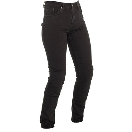Jeans moto da donna Richa Nora vestibilità slim, neri