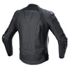 Jaqueta de couro para motocicleta Alpinestars Missle V2 Airflow, preta