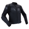 Veste de moto en cuir Richa Matrix 2, noir/gris