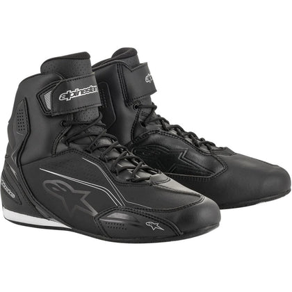 Motorcycle Boots Alpinestars Women Stella Faster-3 Shoes, Black/Silver