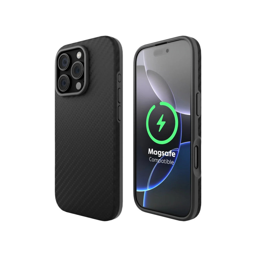 Clip-On MagSafe iPhone 16 Pro Vetter Aramid Fiber Hybrid Kevlar
