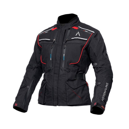 Moto Touring Jacke für Damen Adrenaline Orion Lady PPE, Schwarz