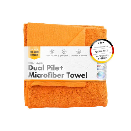 Microfibre Cloth ChemicalWorkz Dual Pile Towel, 550 GSM, 40 x 40cm, Orange