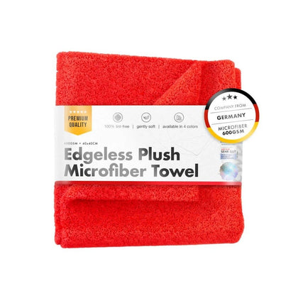 Microfiber Cloth ChemicalWorkz Edgeless Plush Towel, 600 GSM, 40 x 40cm, Red