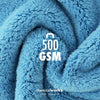 Microvezeldoek ChemicalWorkz Edgeless Soft Touch, 500GSM, 40 x 40 cm, blauw