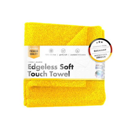 Pano de microfibra ChemicalWorkz Edgeless Soft Touch, 500GSM, 40 x 40cm, amarelo