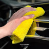 Pano de microfibra ChemicalWorkz Edgeless Soft Touch, 500GSM, 40 x 40cm, amarelo