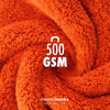Krpa od mikrovlakana ChemicalWorkz Edgeless Soft Touch, 500GSM, 40 x 40 cm, narančasta