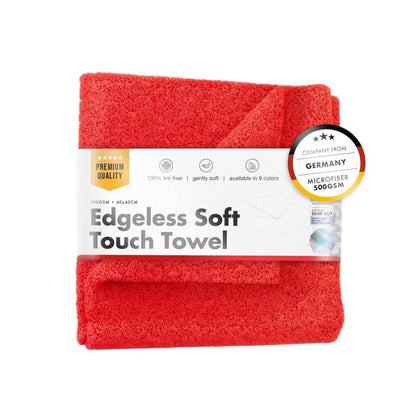 Microfiber Cloth ChemicalWorkz Edgeless Soft Touch, 500GSM, 40 x 40cm, Red