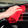 Pano de microfibra ChemicalWorkz Edgeless Soft Touch, 500GSM, 40 x 40cm, vermelho