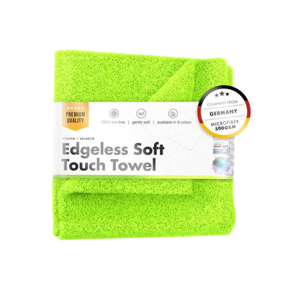 Pano de microfibra ChemicalWorkz Edgeless Soft Touch, 500GSM, 40 x 40cm, verde