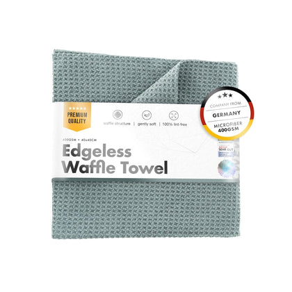 Asciugamano waffle senza bordi in microfibra di vetro ChemicalWorkz, 400 g/m², 40 x 40 cm