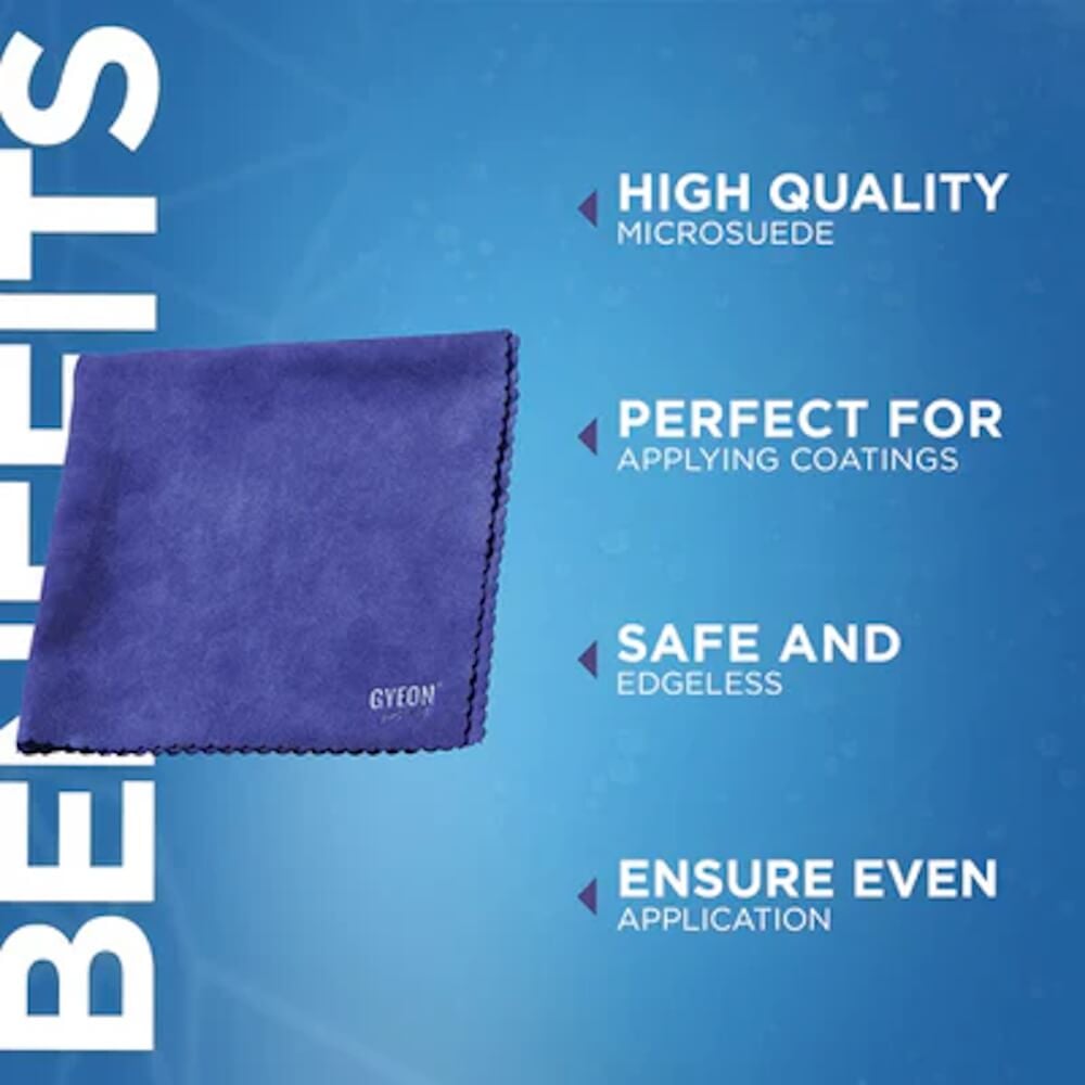 Suede Leather Cloth Touch Suede Gyeon, 10 x 10cm, 10 pcs