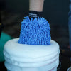 Luva de microfibra Chenille para lavagem ChemicalWorkz, azul
