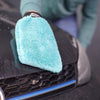 Gant de lavage en microfibre ChemicalWorkz Twist Loop, gant de séchage, 1 600 g/m², turquoise