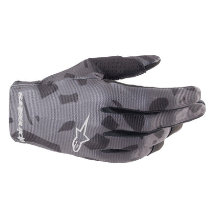 Cycling Gloves Alpinestars 2024 Radar Gloves, Grey/Black