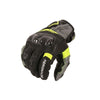 Motorcycle Gloves Adrenaline Hexagon PPE, Black/Gray/Yellow