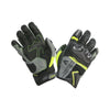 Moottoripyöräkäsineet Adrenaline Hexagon PPE, musta/harmaa/keltainen