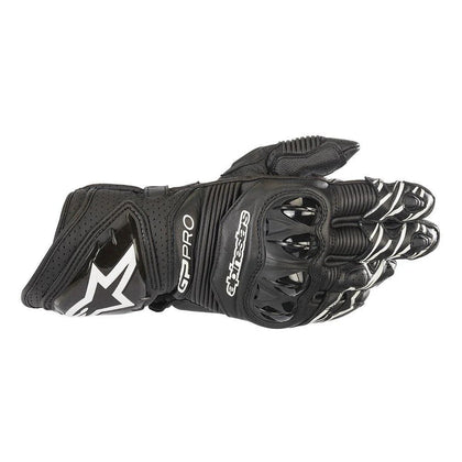 Motorcycle Gloves Alpinestars GP Pro R3, Black/White