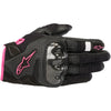 Sieviešu moto cimdi Alpinestars Stella SMX1-Air V2, melns/rozā
